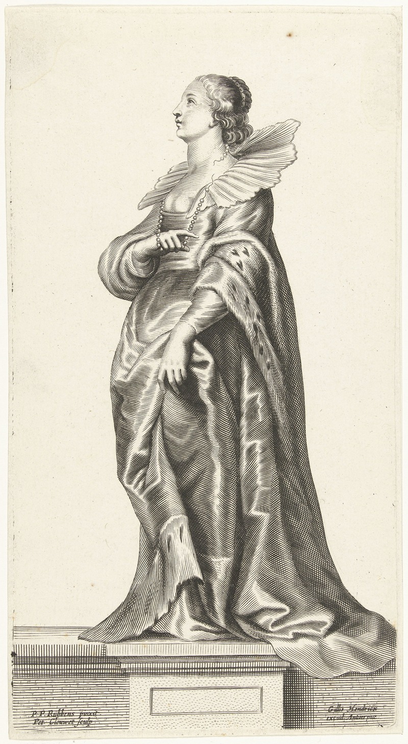 Petrus Clouwet - Portrait of an unknown woman