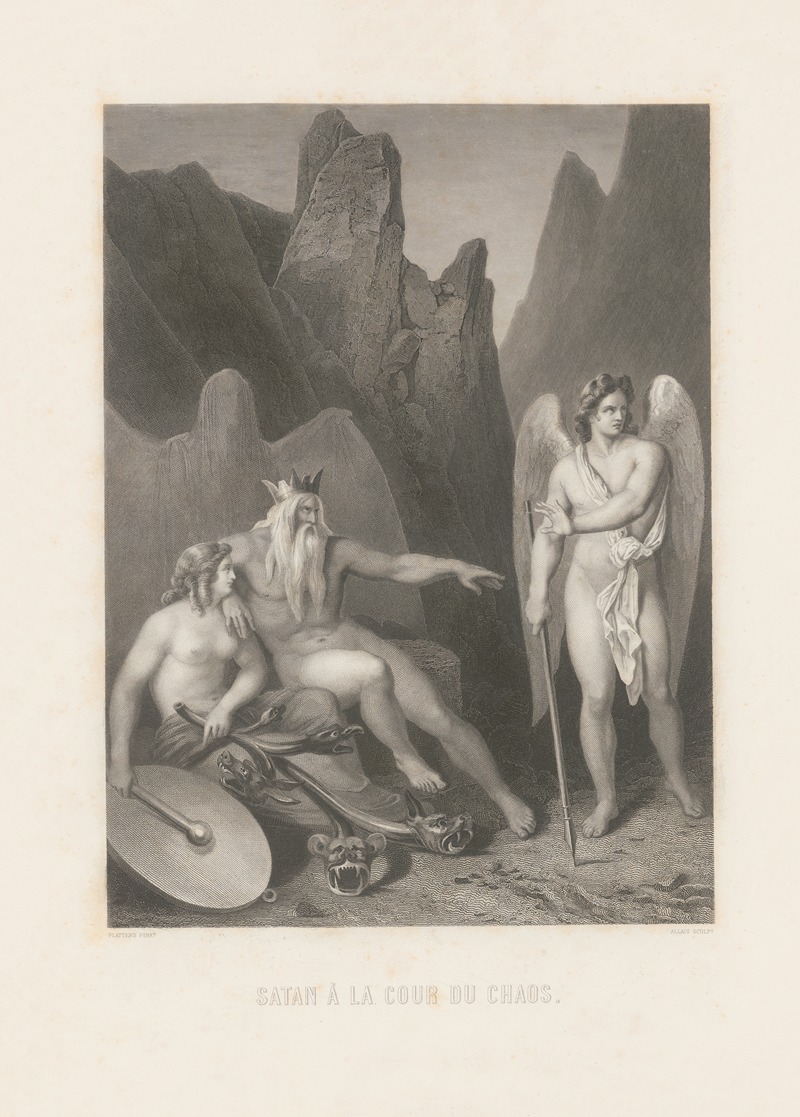 Alphonse de Lamartine - Satan a la cour du chaos
