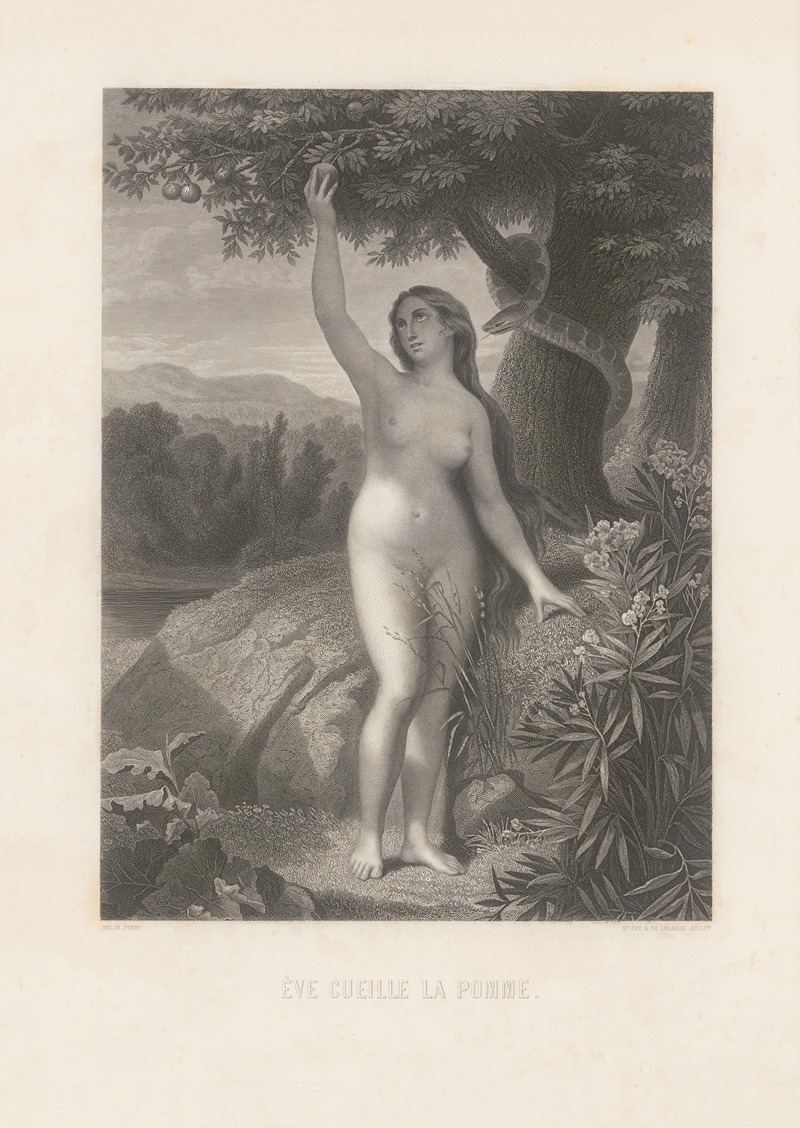 Alphonse de Lamartine - Eve cueille la pomme