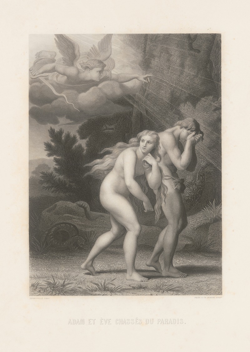 Alphonse de Lamartine - Adam et eve chassés du paradis