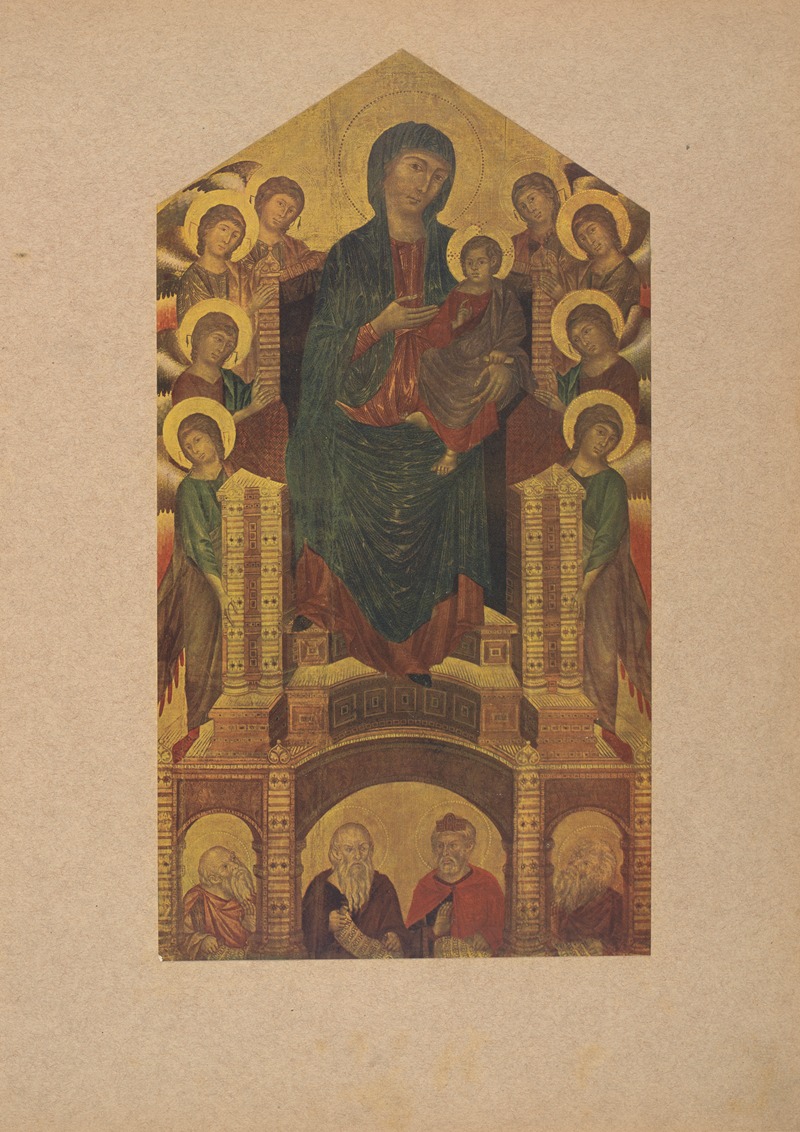 Corrado Ricci - Cimabue,‎ ‎Madonna‎ ‎col‎ ‎Bambino,‎ ‎angeli‎ ‎e‎ ‎santi