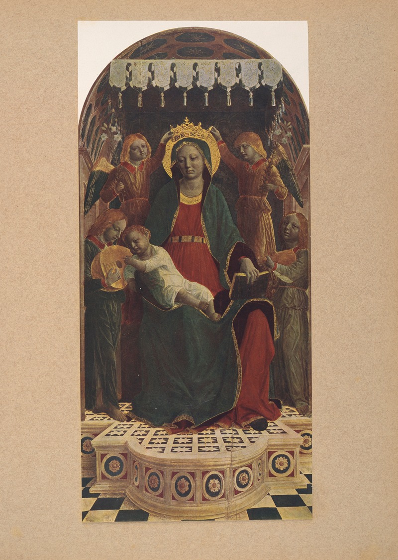 Corrado Ricci - Vincenzo Foppa, Madonna col Bambino e angeli
