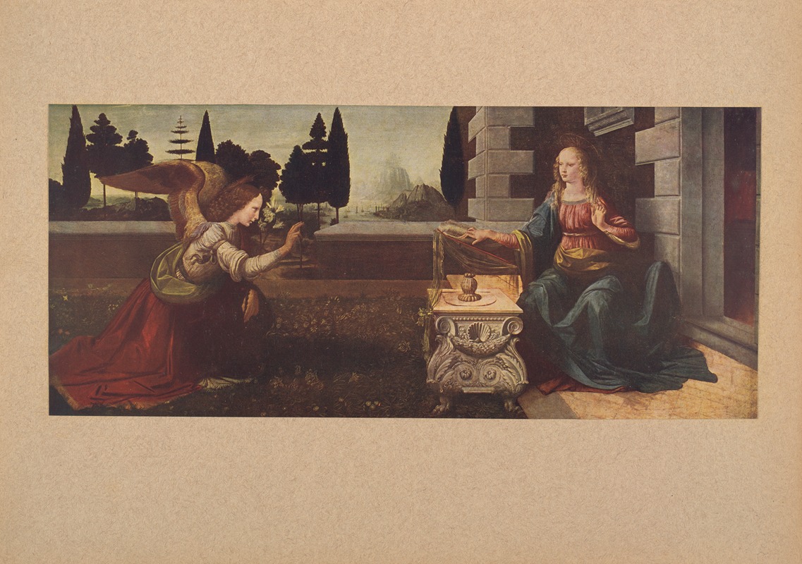 Corrado Ricci - Leonardo da Vinci, Annunciazione