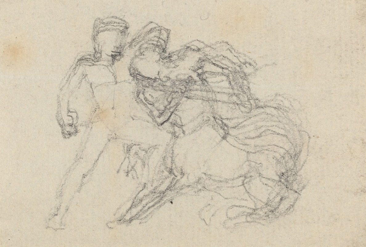 John Flaxman - Battle between Man and Centaur