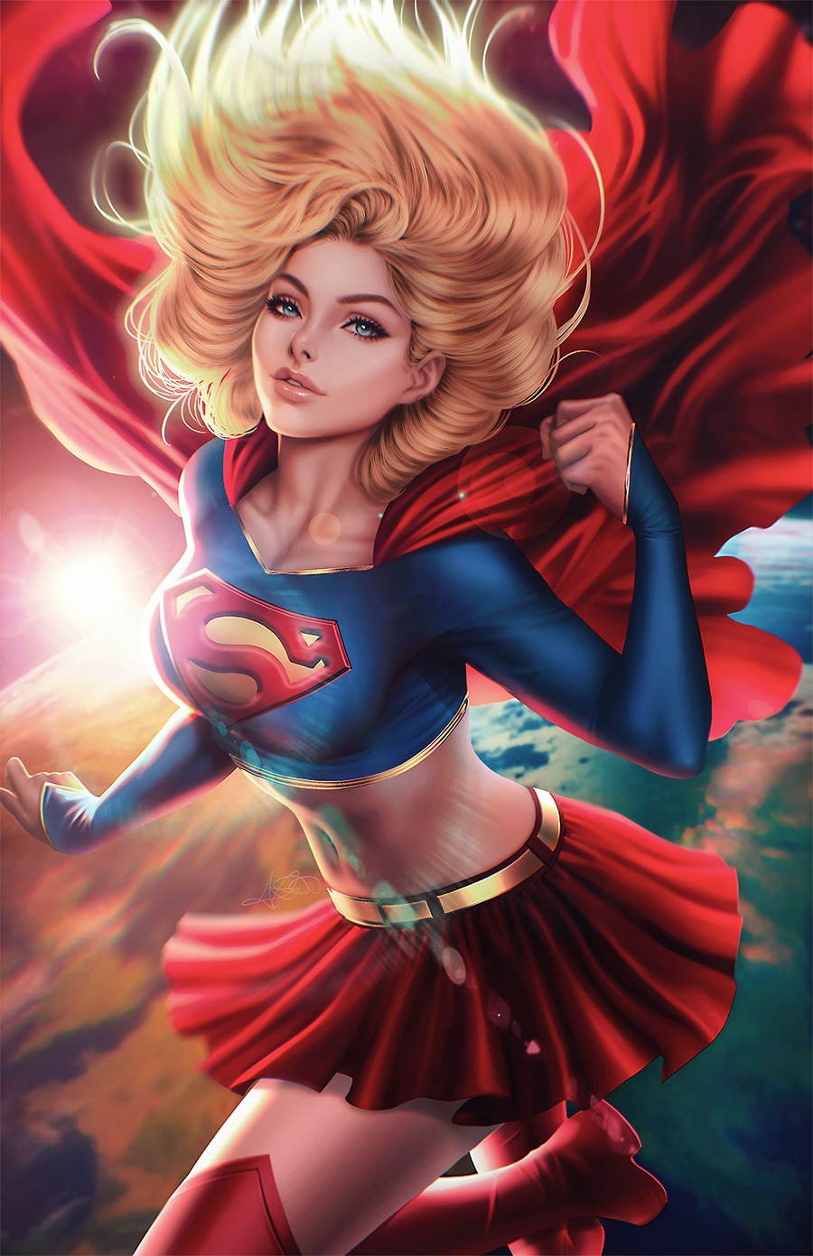 Supergirl by Ariel Diaz - Artvee