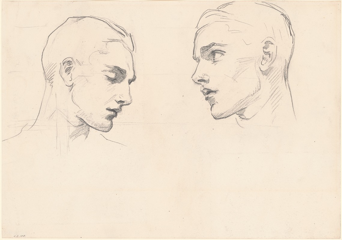 John Singer Sargent - Studies of a Man’s Head