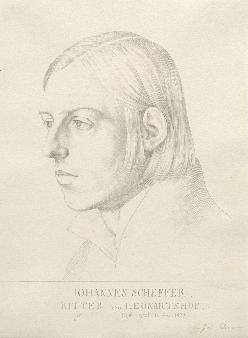 Julius Schnorr Von Carolsfeld - Johann Evangelist Scheffer von Leonhardshoff
