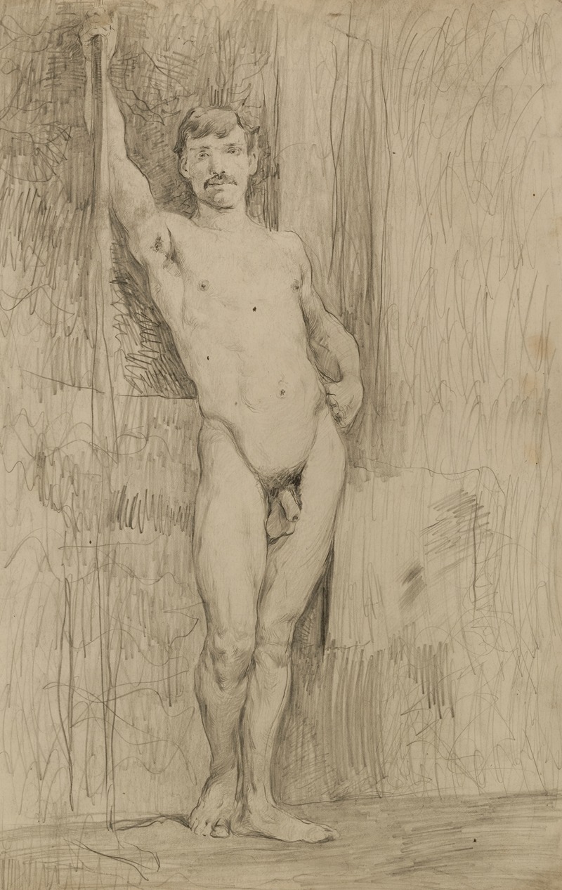 Kenyon Cox - Untitled (Study of Standing Male Nude)