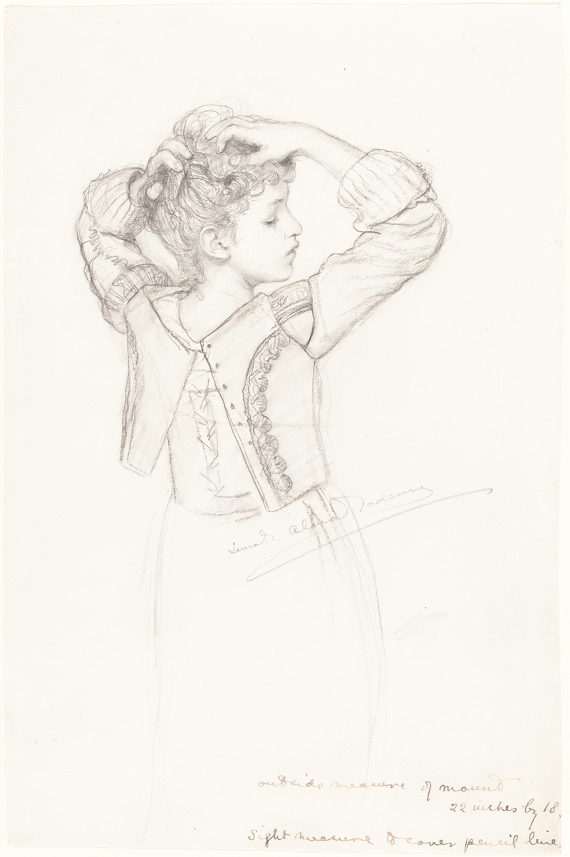 Laura Theresa Alma-Tadema - Young Girl Dressing