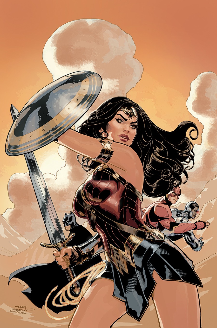 Wonder Woman #34 Cover by Terry Dodson - Artvee
