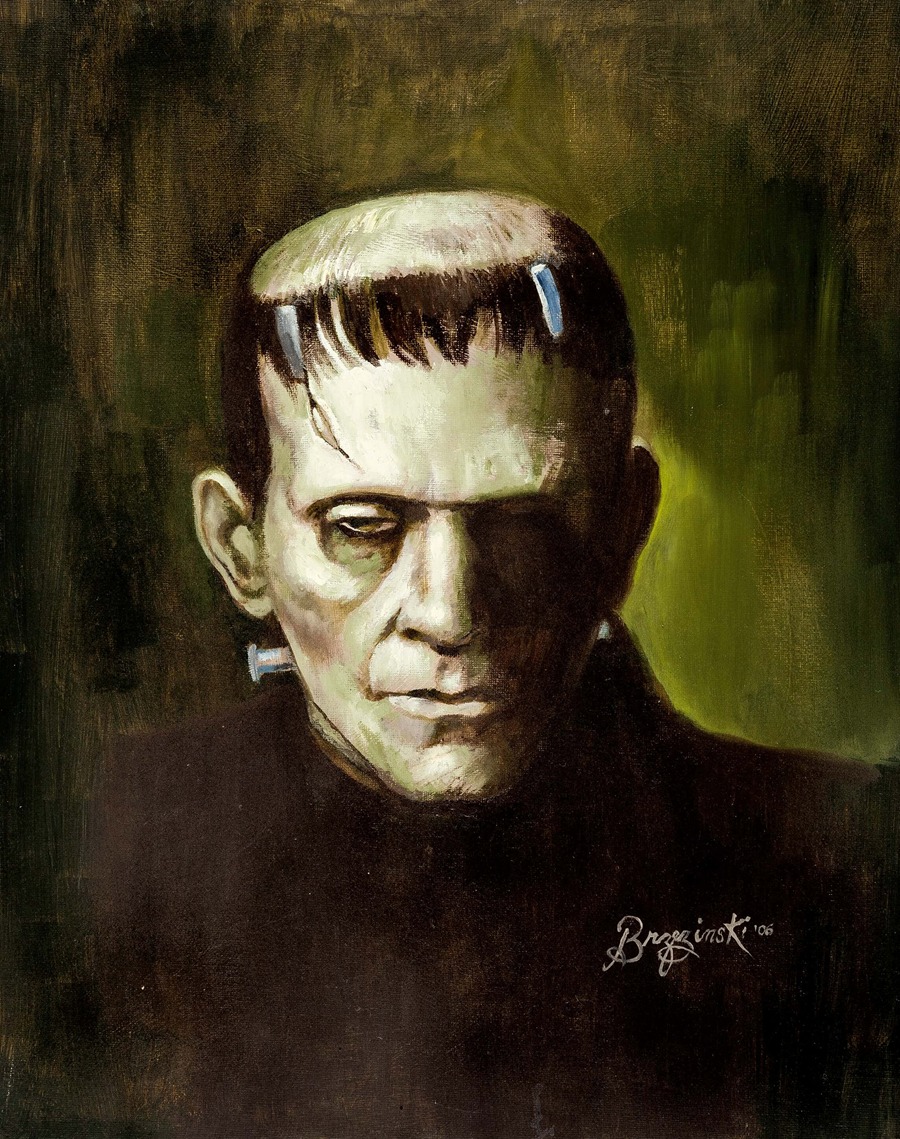 Frankenstein's Monster by Anton Brzezinski - Artvee