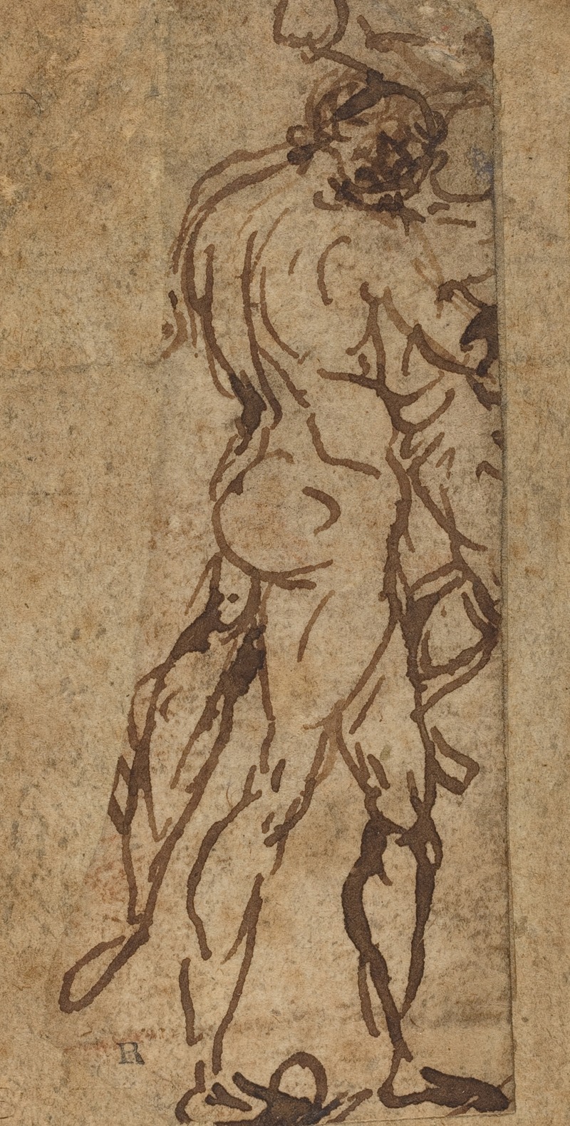 Michelangelo - Two Nudes Fighting