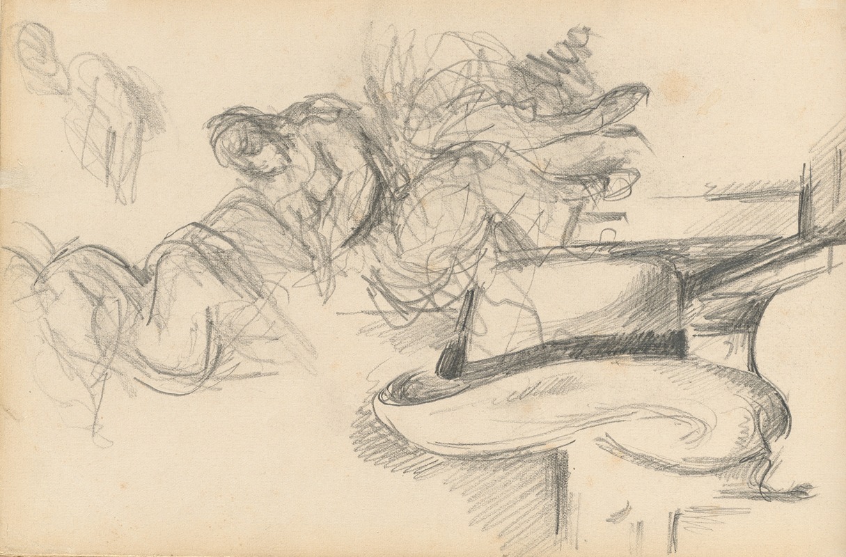 Paul Cézanne - Studies Including a Straw Hat