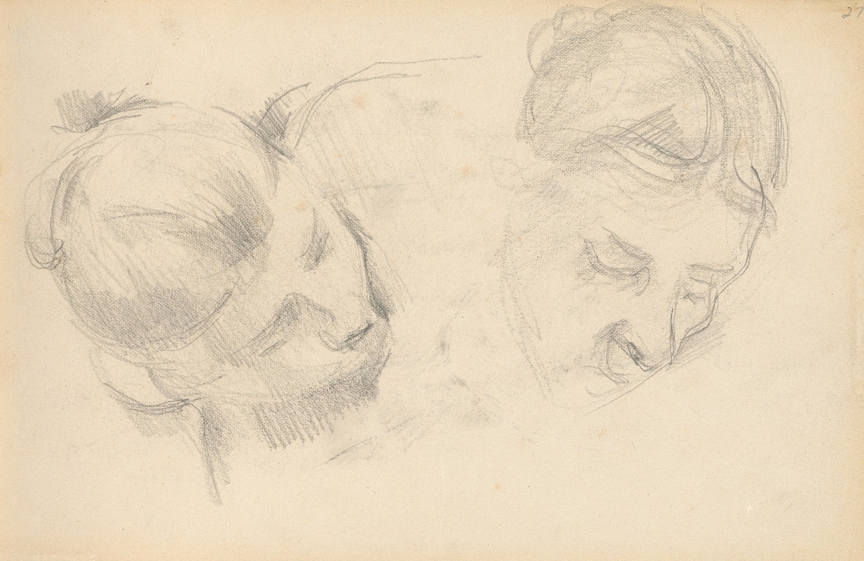 Paul Cézanne - Two Heads of Women