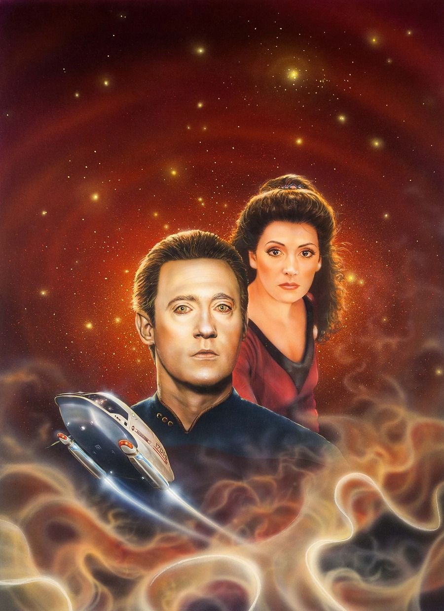 Keith Birdsong - Star Trek: The Next Generation #19 ‘Perchance To Dream’ Paperback Novel Cover