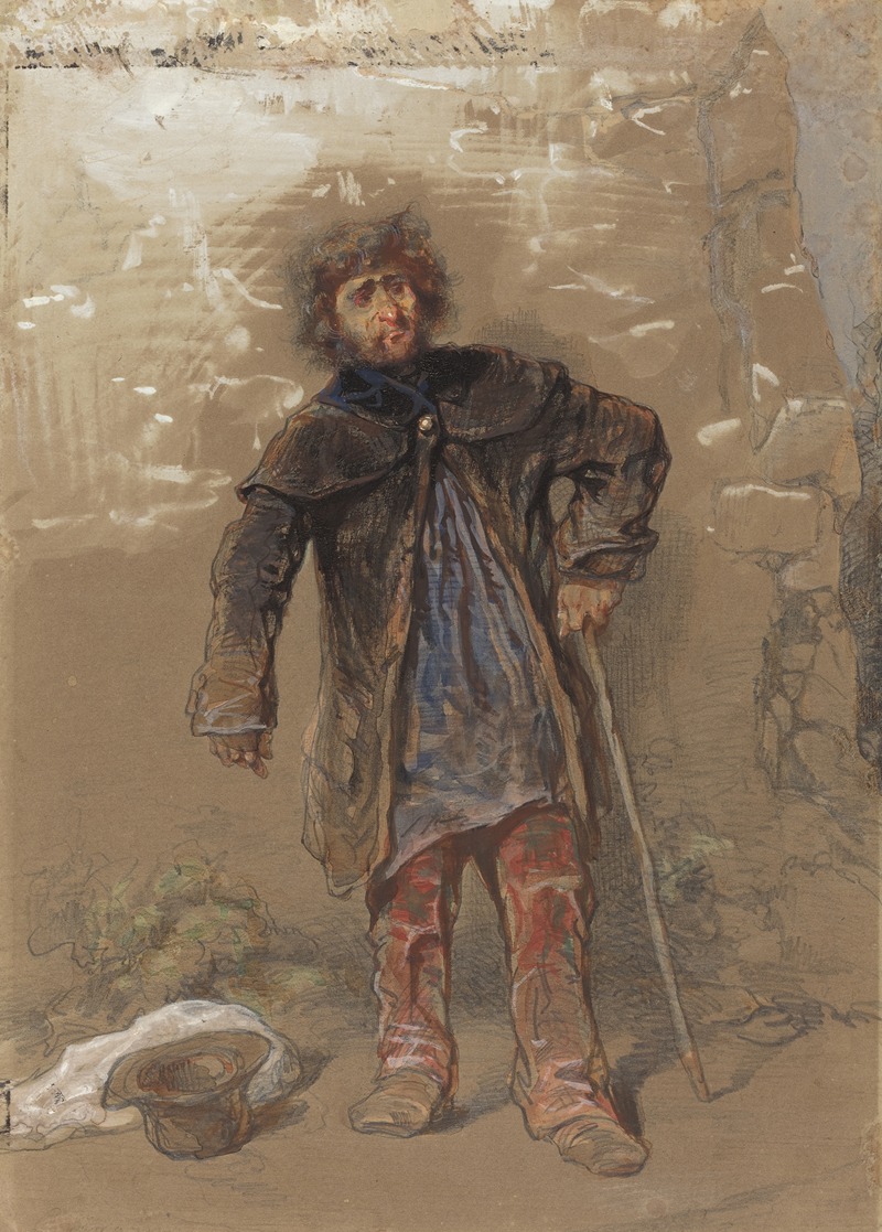 Paul Gavarni - English Beggar