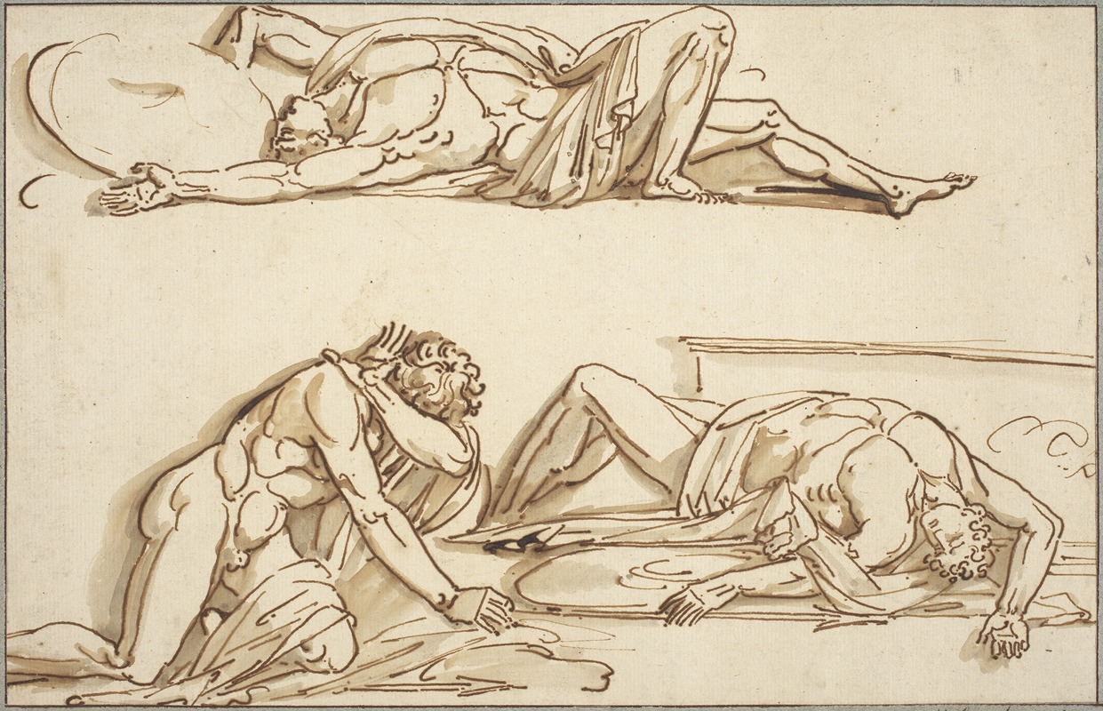 Philippe-Auguste Hennequin - Achilles and Patroclus