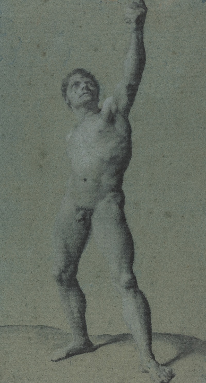 Pierre-Paul Prud'hon - Male Nude Study