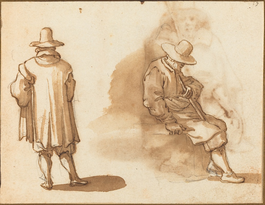 Remigio Cantagallina - Two Studies of a Man