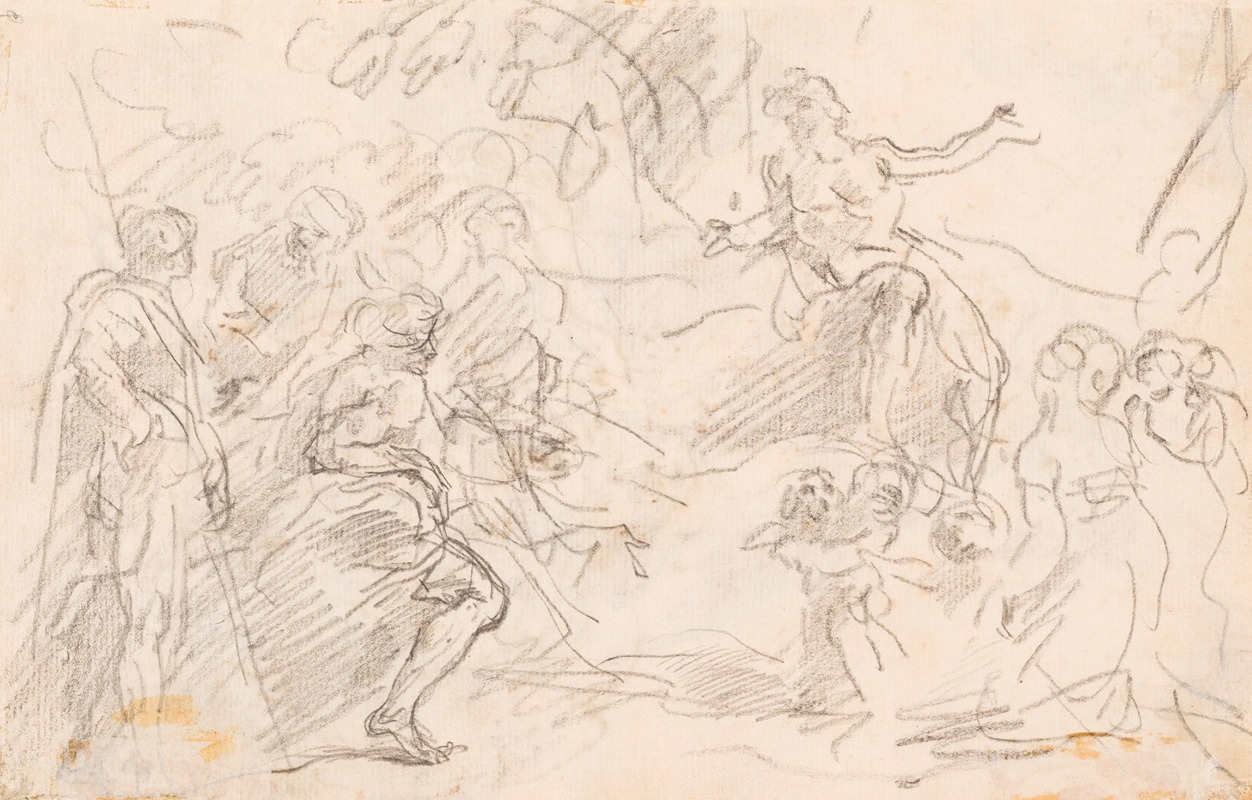 Sebastiano Ricci - Biblical Scene (verso)