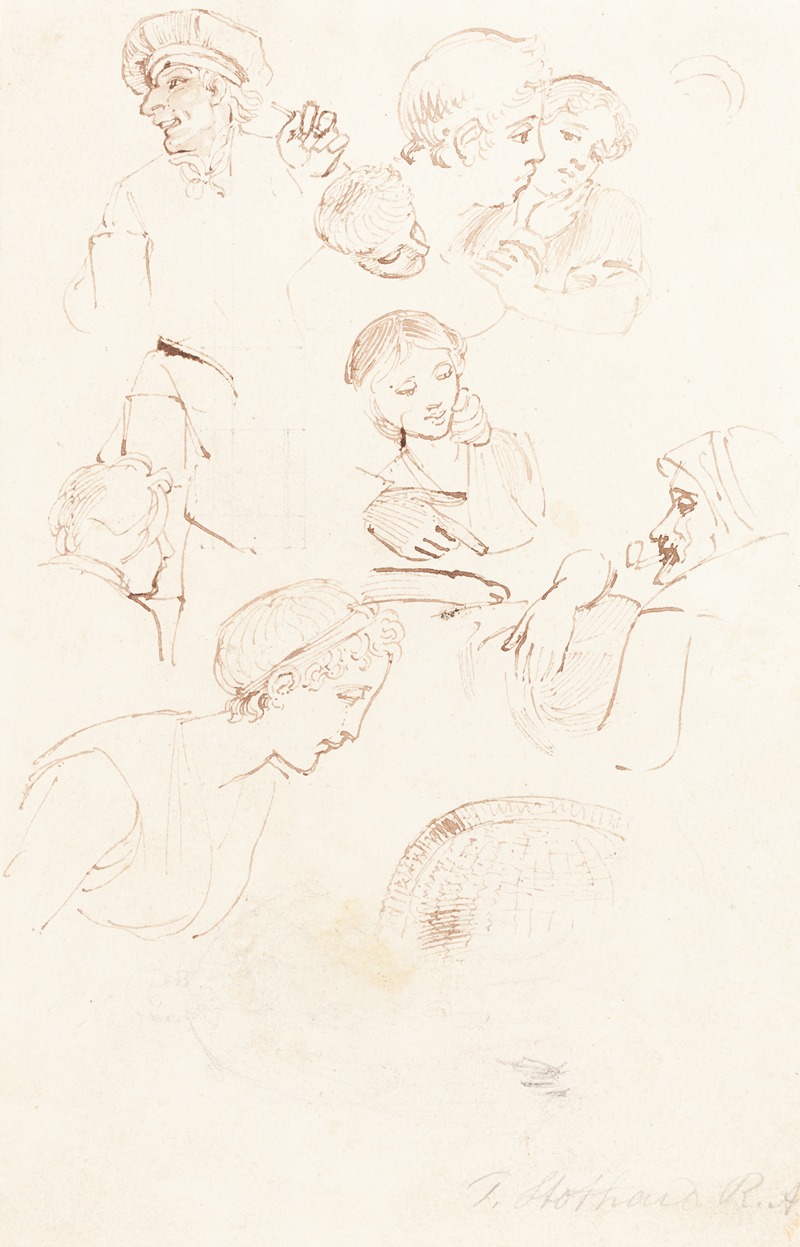 Thomas Stothard - Sheet of Studies