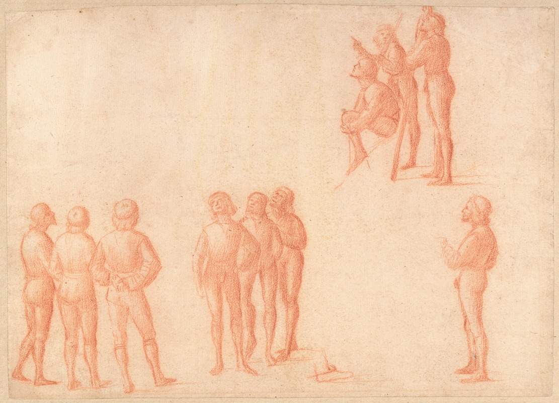 Vittore Carpaccio - Groups of Male Figures