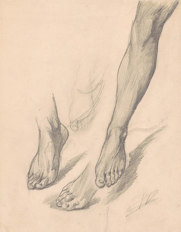 Walter Shirlaw - Studies of Feet