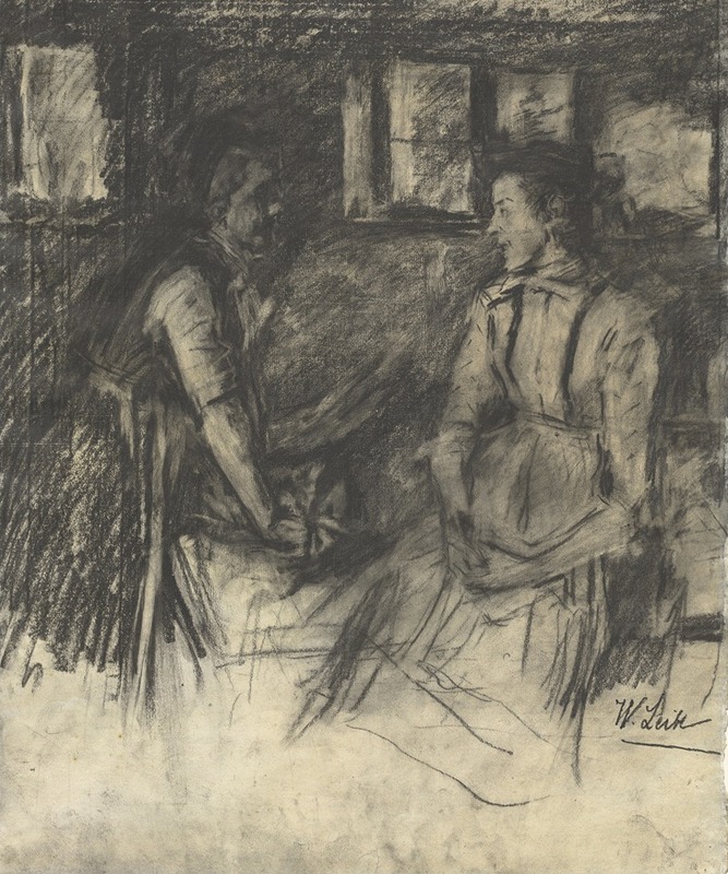 Wilhelm Leibl - Two Women in the Kitchen