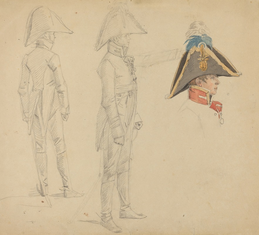 Wilhelm von Kobell - Studies of Major von Washington