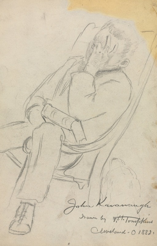 Frank H. Tompkins - Sketch of John Kavanaugh