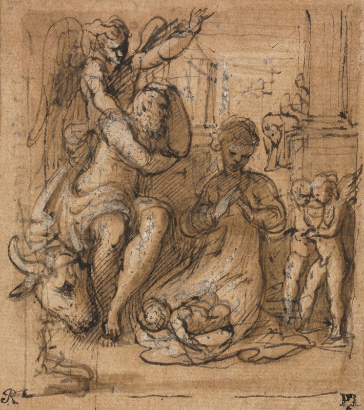 Parmigianino - The Nativity with the Dream of Joseph