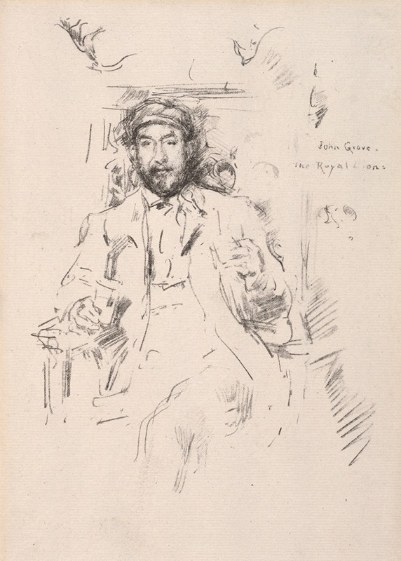John Grove by James Abbott McNeill Whistler - Artvee