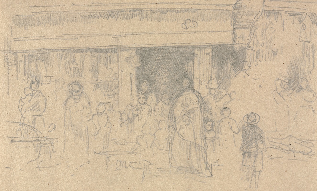 James Abbott McNeill Whistler - Shops at Chester