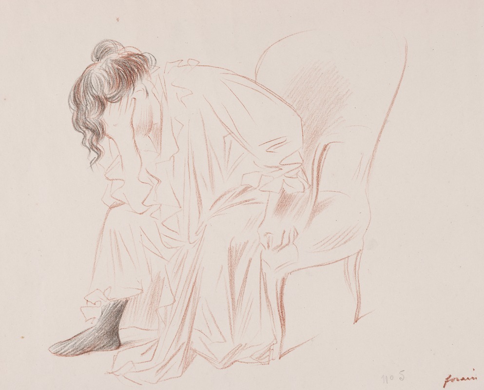 Jean-Louis Forain - Woman Seated