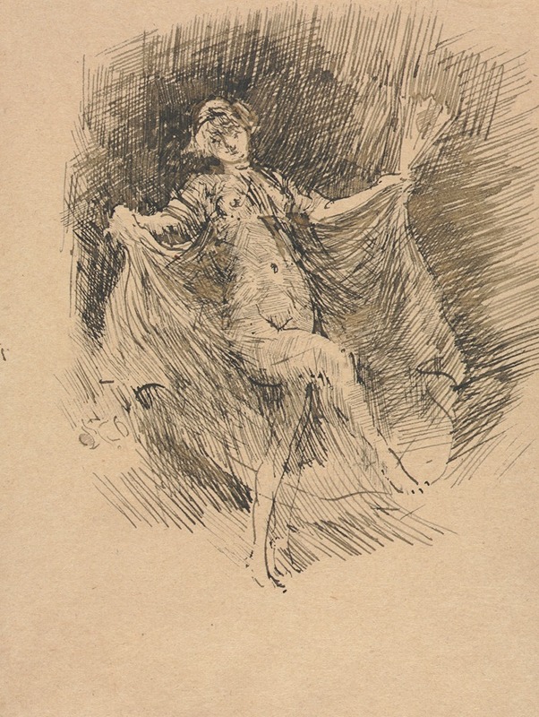 James Abbott McNeill Whistler - The Dancer, No. 1 (Connie Gilchrist)