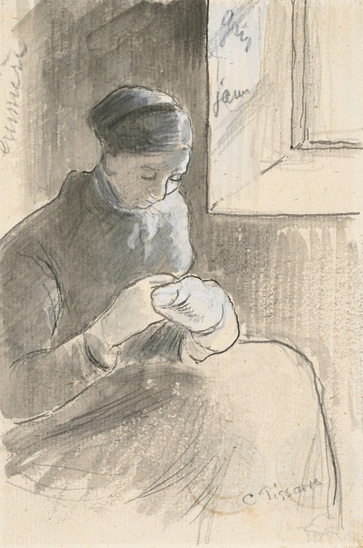 Camille Pissarro - The Mender
