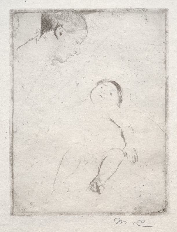 Mary Cassatt - Bill Lying on his Mother’s Lap