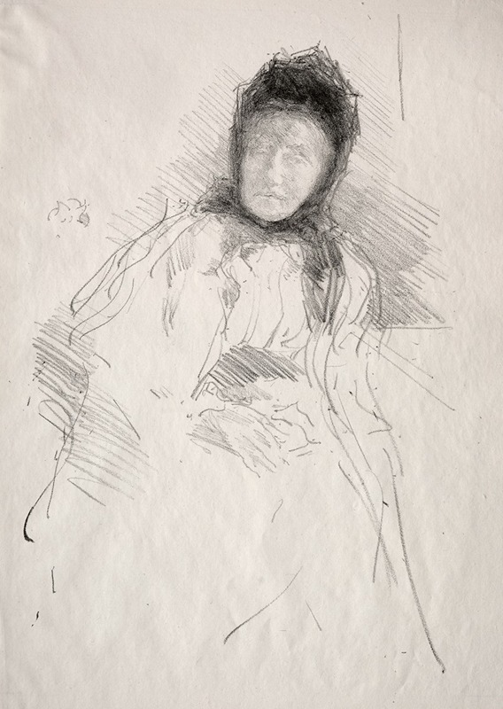 James Abbott McNeill Whistler - Unfinished Sketch of Lady Haden