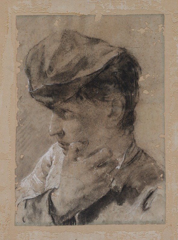 Giovanni Battista Piazzetta - Head of a Young Man in a Cap