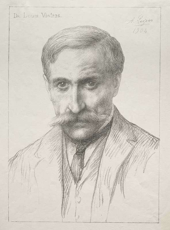 Alphonse Legros - Portrait of Dr. Louis Vintras