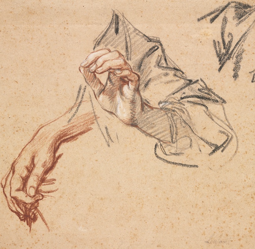 Pierre Lenfant - Study of Hands