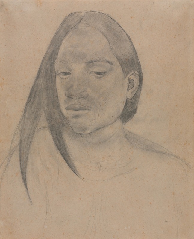 Paul Gauguin - Head of a Tahitian Woman