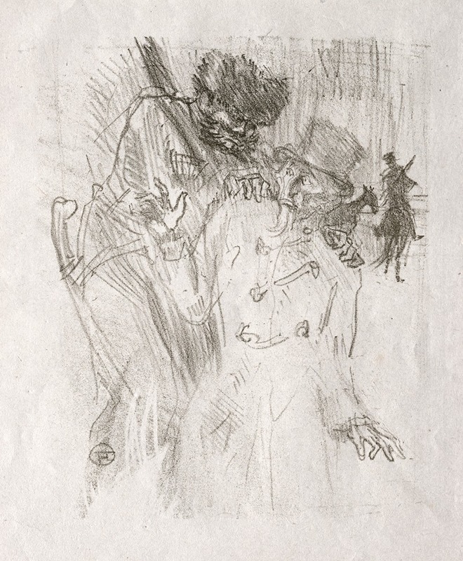 Henri de Toulouse-Lautrec - Au pied du Sinaï:  Arrestation de Schlomé Fuss
