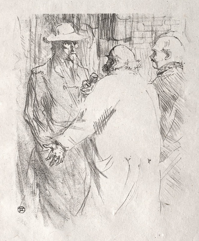 Henri de Toulouse-Lautrec - Au pied du Sinaï:  Clemenceau à Busk
