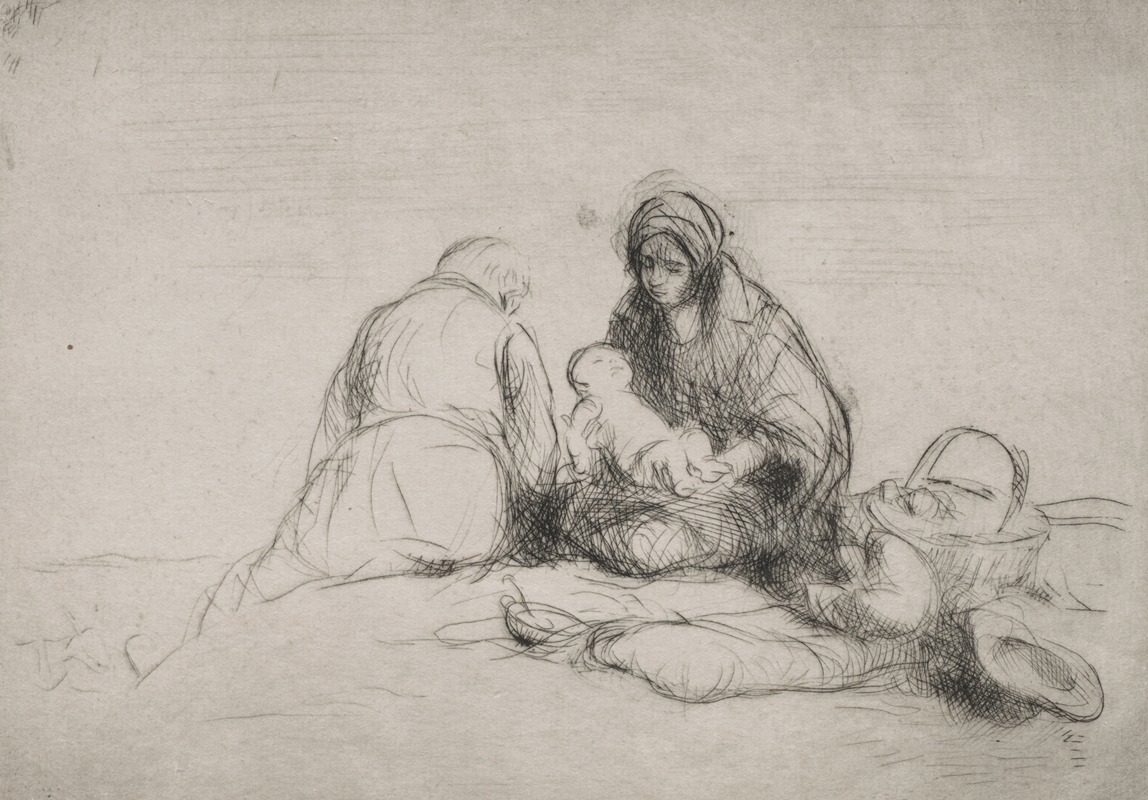 Jean-Louis Forain - Rest on the Flight into Egypt
