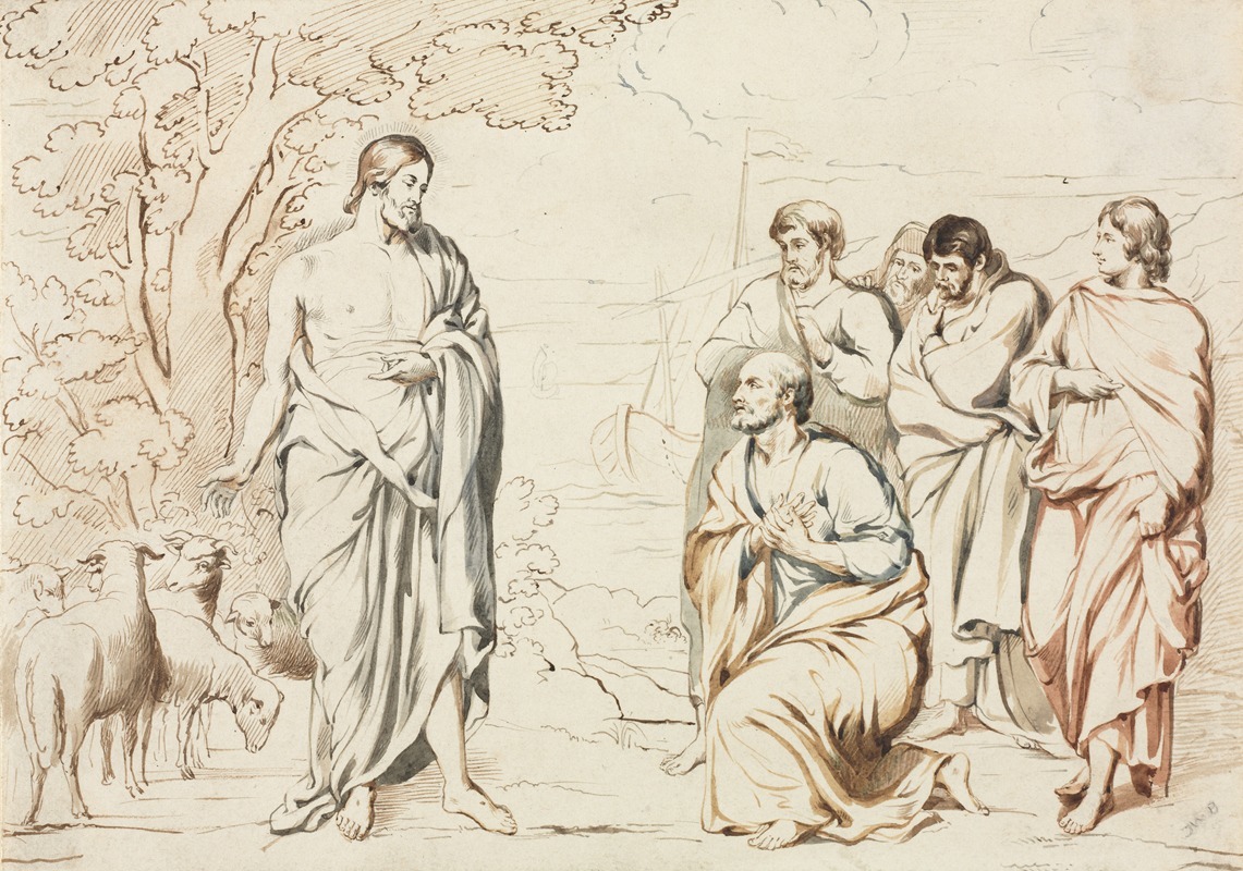 Joseph Brett - Christ and His Disciples