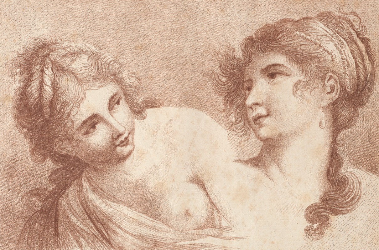 Francesco Bartolozzi - Heads of Two Women