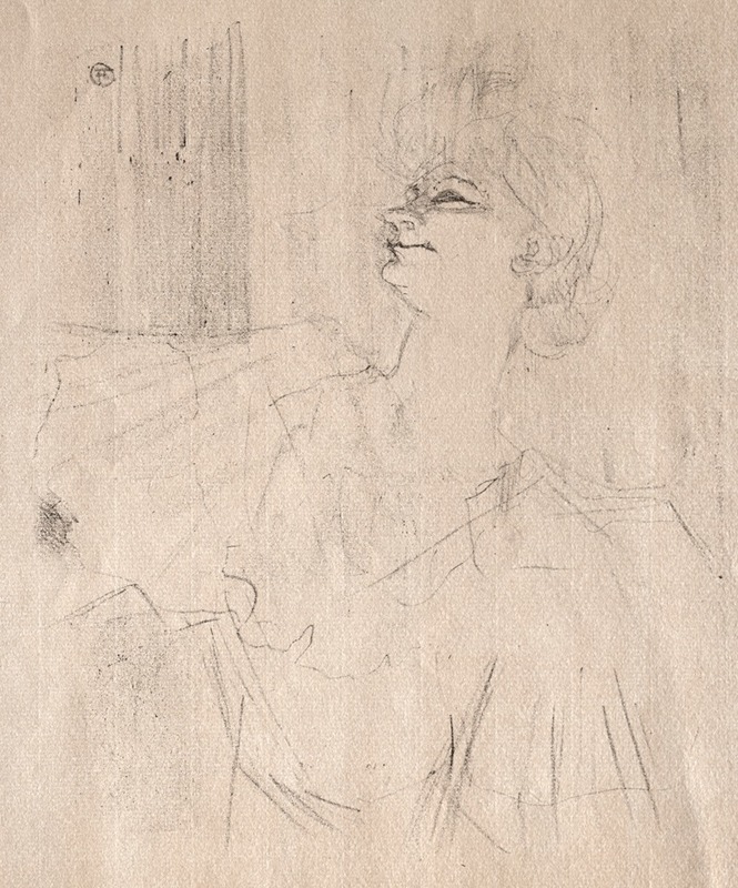 Henri de Toulouse-Lautrec - Yvette Guilbert:  à Ménilmontant, de Bruant
