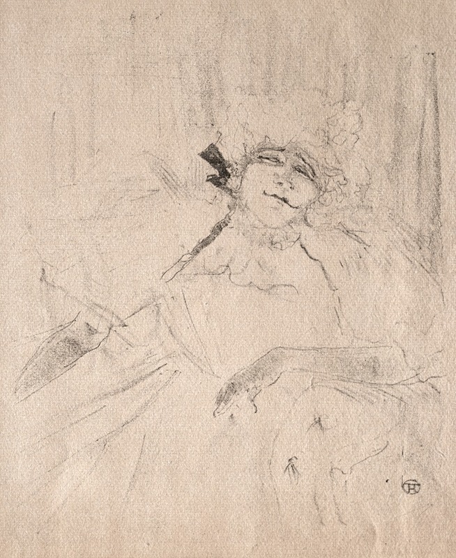 Henri de Toulouse-Lautrec - Yvette Guilbert:  Chanson Ancienne