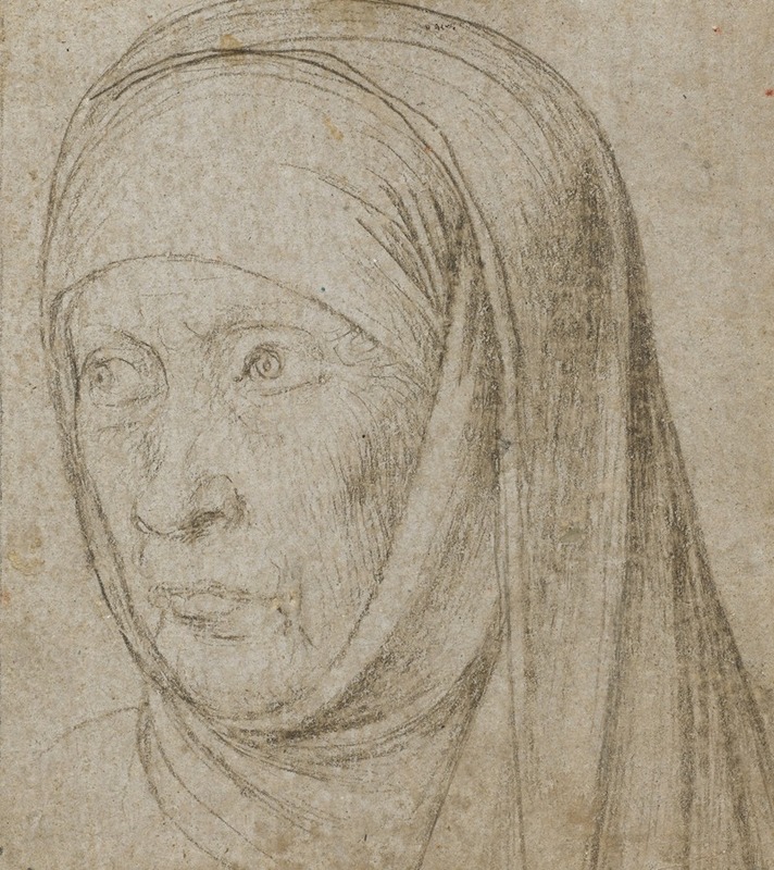 Hans Holbein The Elder - Head of an Old Woman
